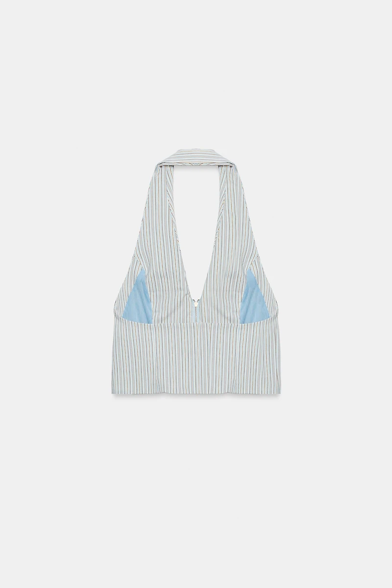 STRIPED VEST TOP