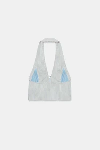 STRIPED VEST TOP