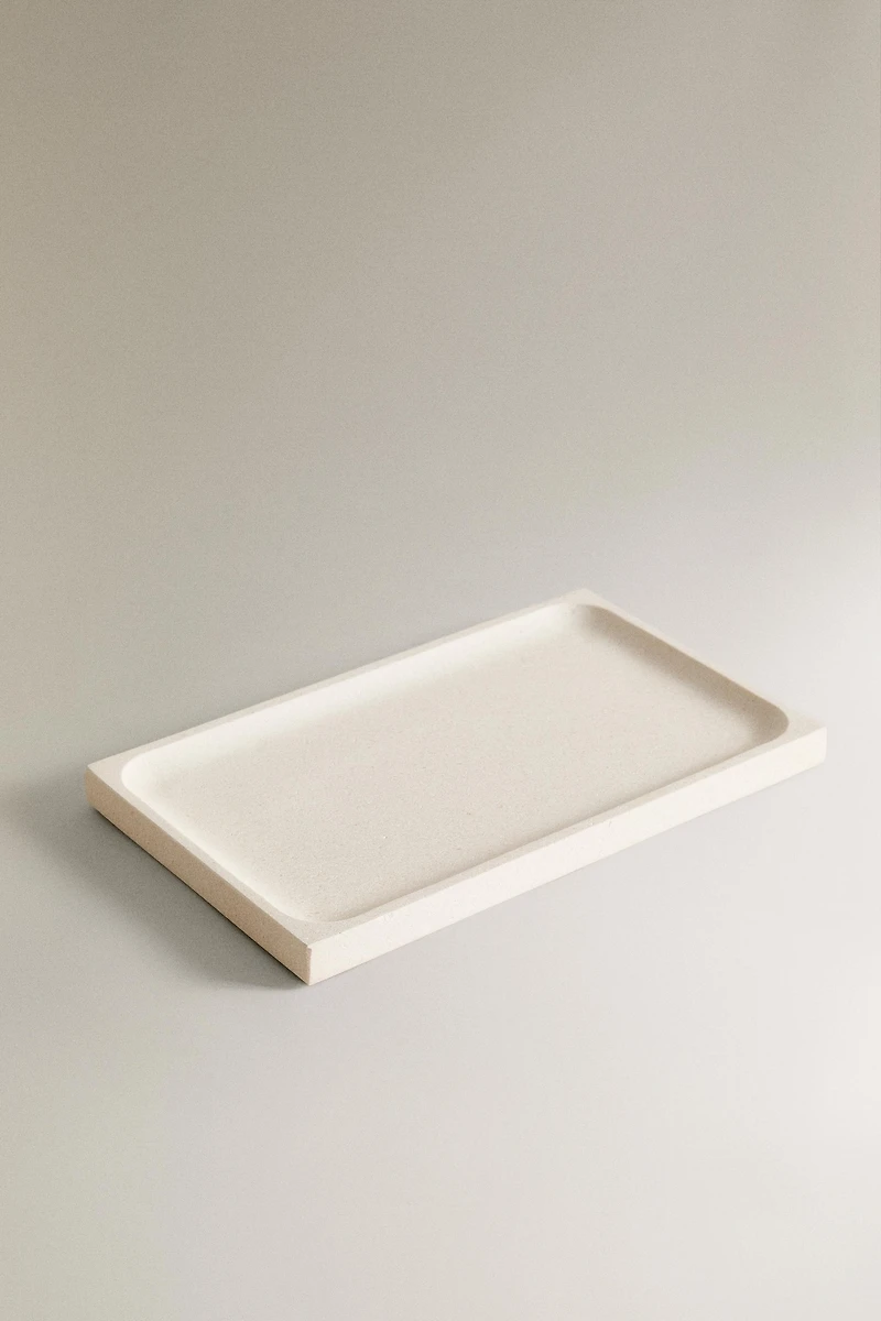PLATEAU DE BAIN MARBRE BLANC