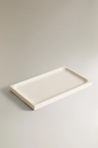PLATEAU DE BAIN MARBRE BLANC