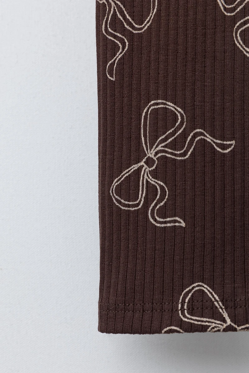LEGGING CÔTELÉ IMPRIMÉ