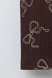 LEGGING CÔTELÉ IMPRIMÉ
