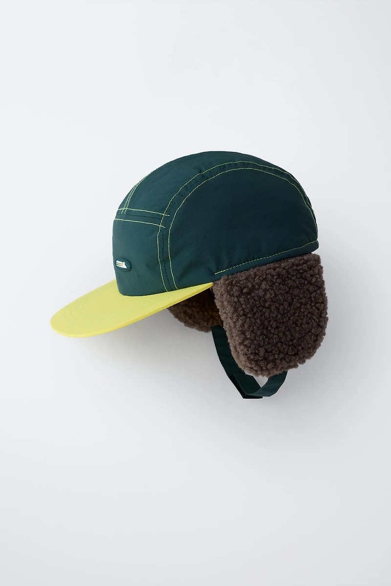 SHEARLING SKI COLLECTION CAP