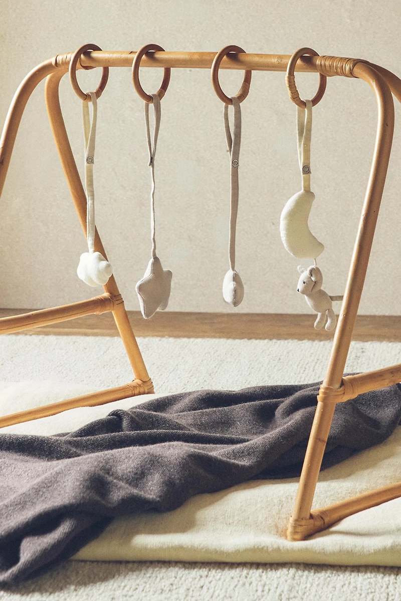 RATTAN BABY GYM