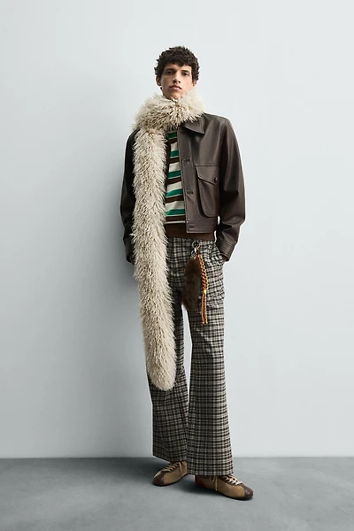 VESTE EN CUIR HARRY LAMBERT FOR ZARA X DISNEY