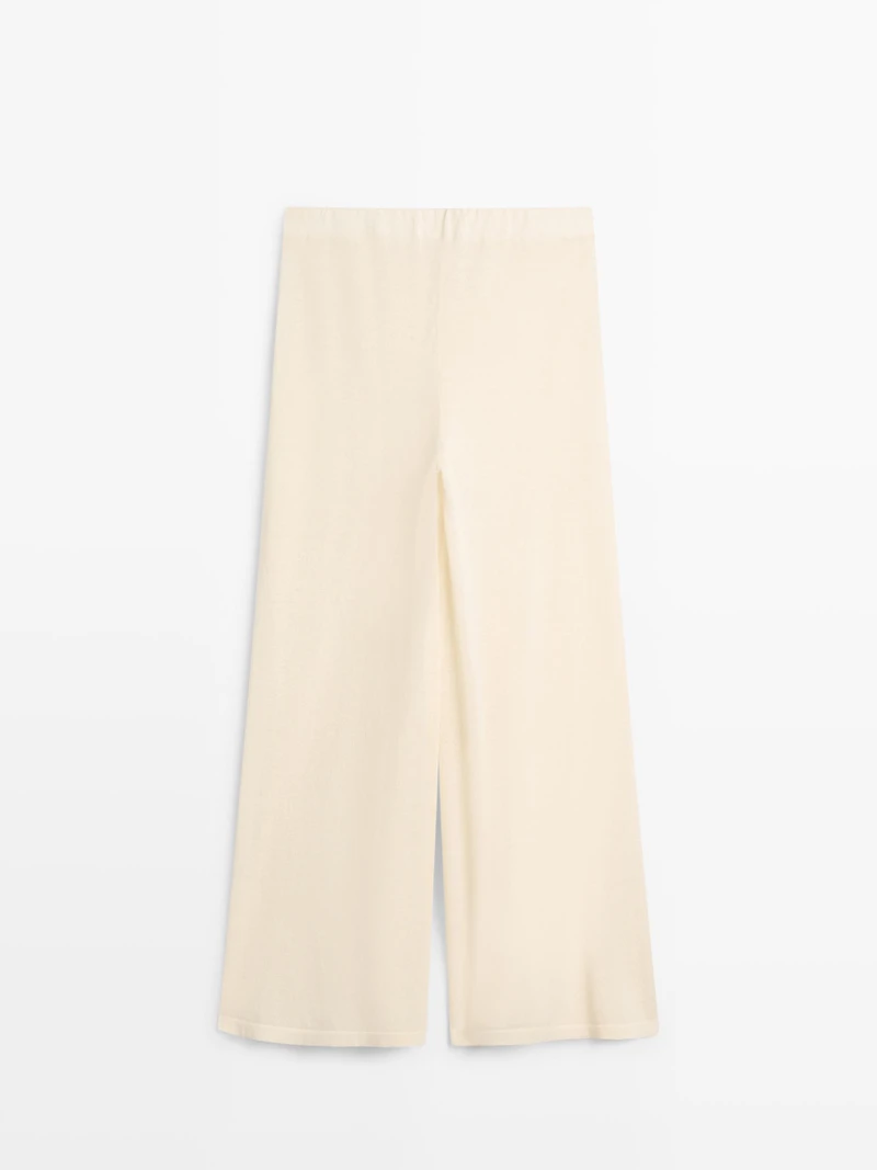 Pantalon fluide wide leg total look