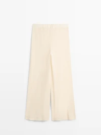 Pantalon fluide wide leg total look
