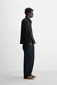 COMFORT TEXTURED OVERSHIRT