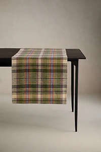 CHEMIN DE TABLE CARREAUX COULEUR