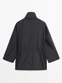 Technical fabric parka