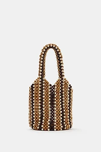 BEADED SHOULDER BAG