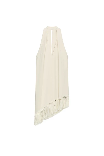FRINGED HALTER TOP ZW COLLECTION