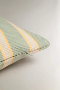 STRIPED THROW PILLOW COVER