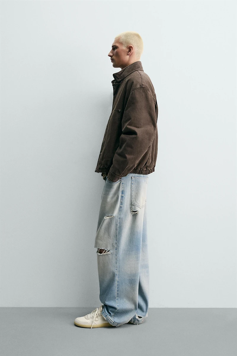 CROPPED FIT FIREMAN CLASP JACKET