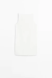 Robe courte à fines bretelles