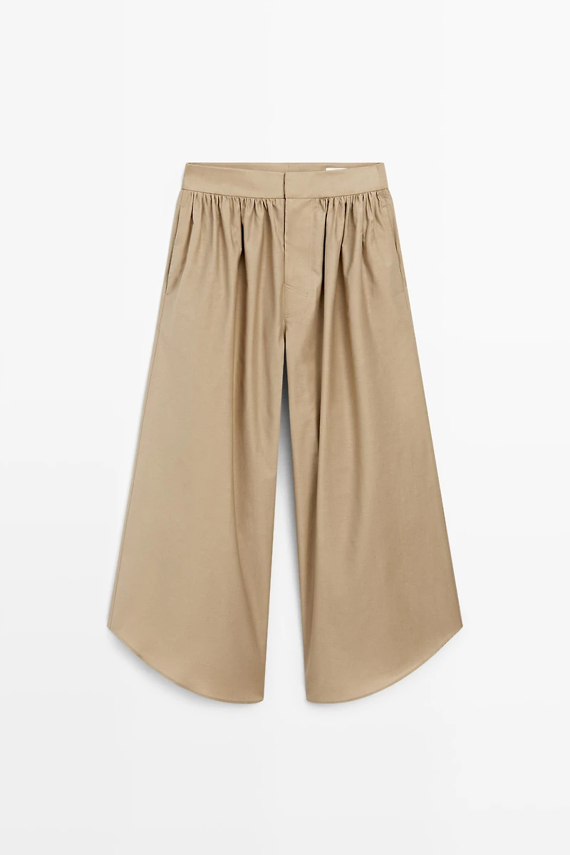 Culottes with pleated details - LIMITED EDITION