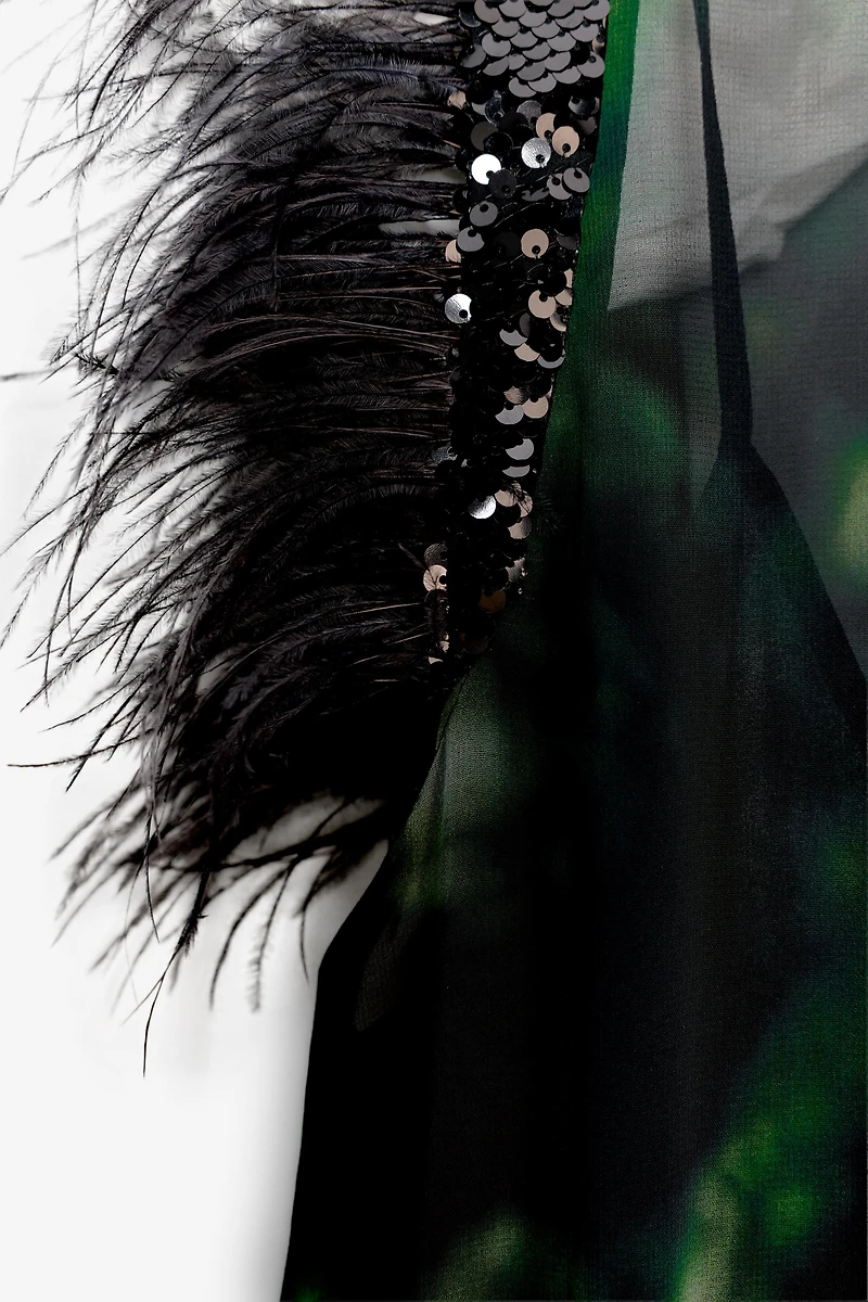 LIMITED EDITION COMBINATION PRINTED DRESS