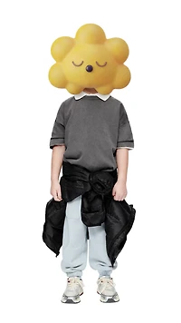 PANTALON DE JOGGING TEINT EN PIÈCE ÉTIQUETTE