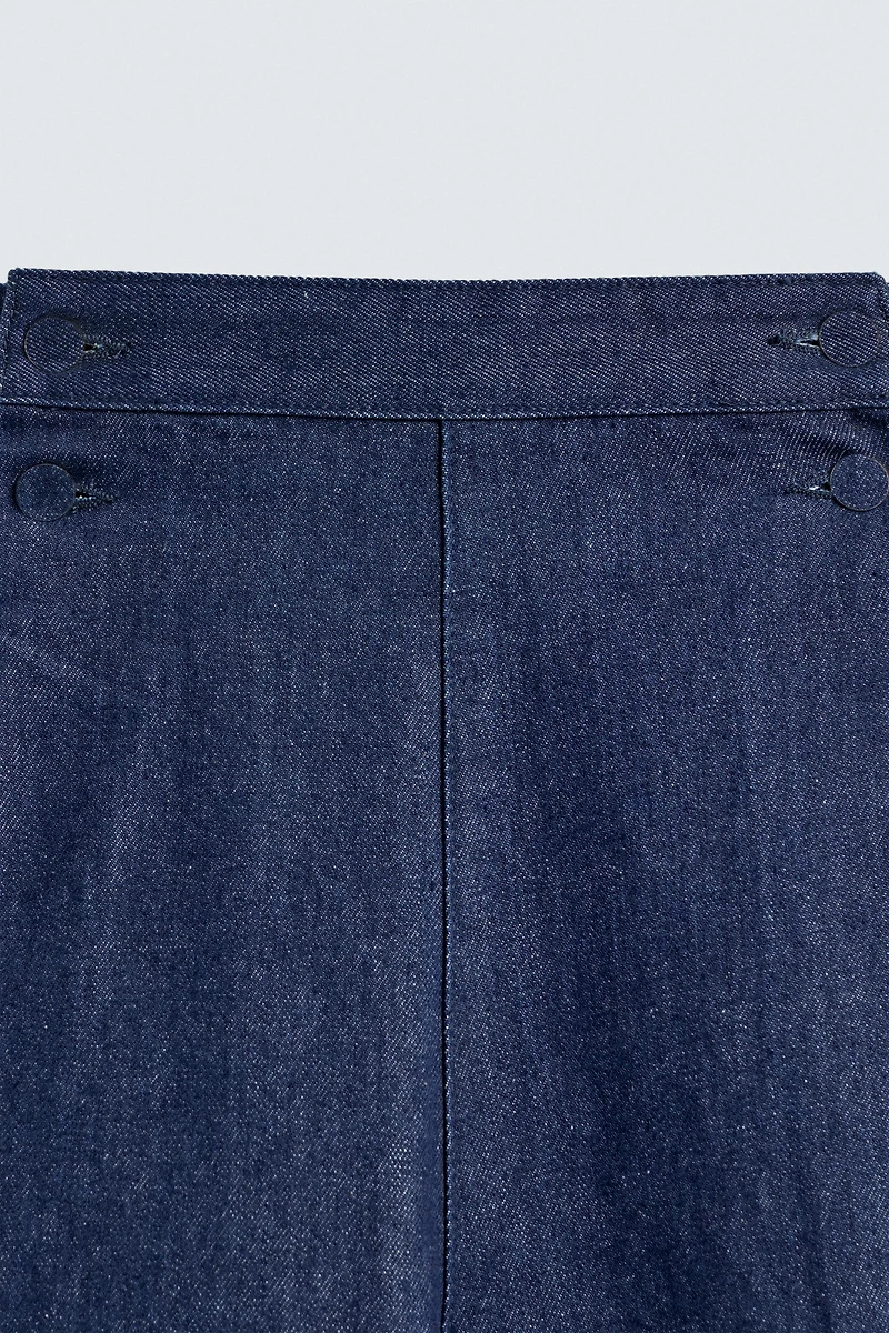 WIDE-LEG DENIM TROUSERS HARRY LAMBERT FOR ZARA X DISNEY