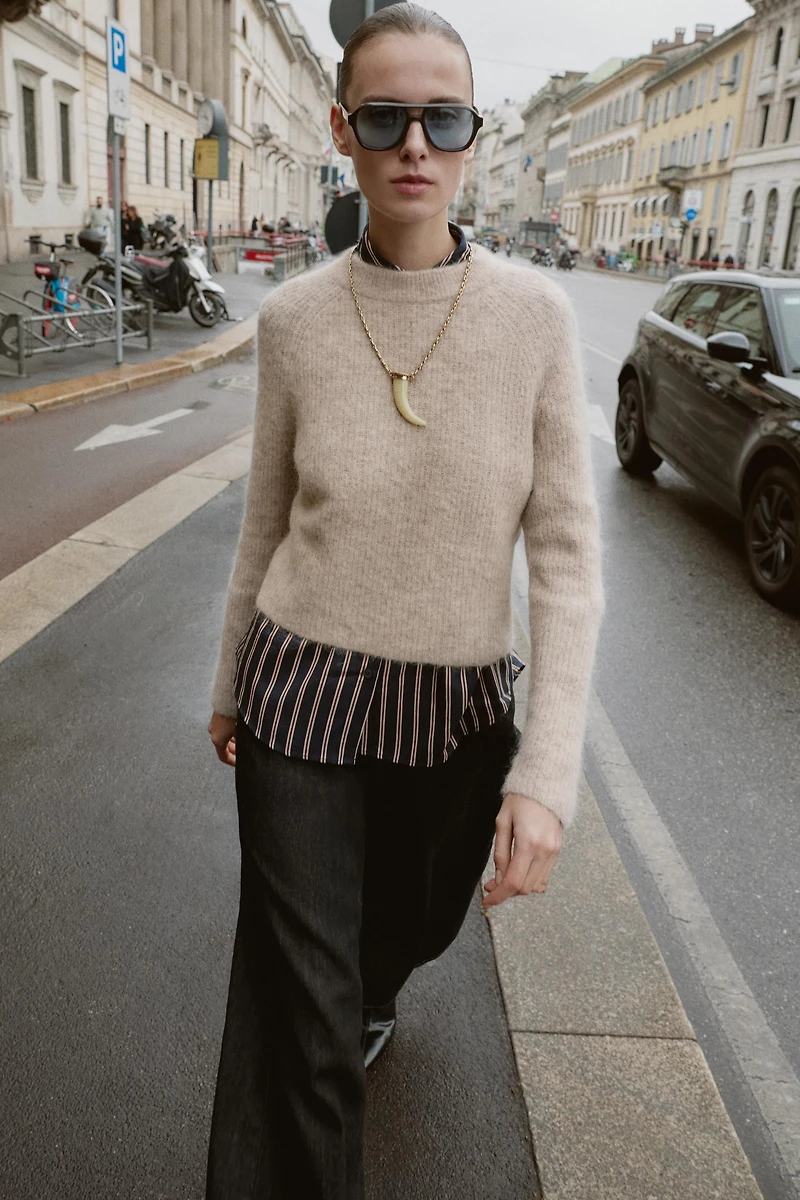 WOOL AND ALPACA JUMPER