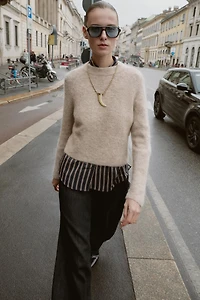 WOOL AND ALPACA JUMPER