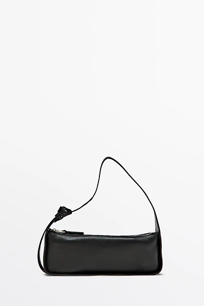 Mini leather shoulder bag