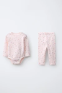 ENSEMBLE BODY ET LEGGING À FLEURS