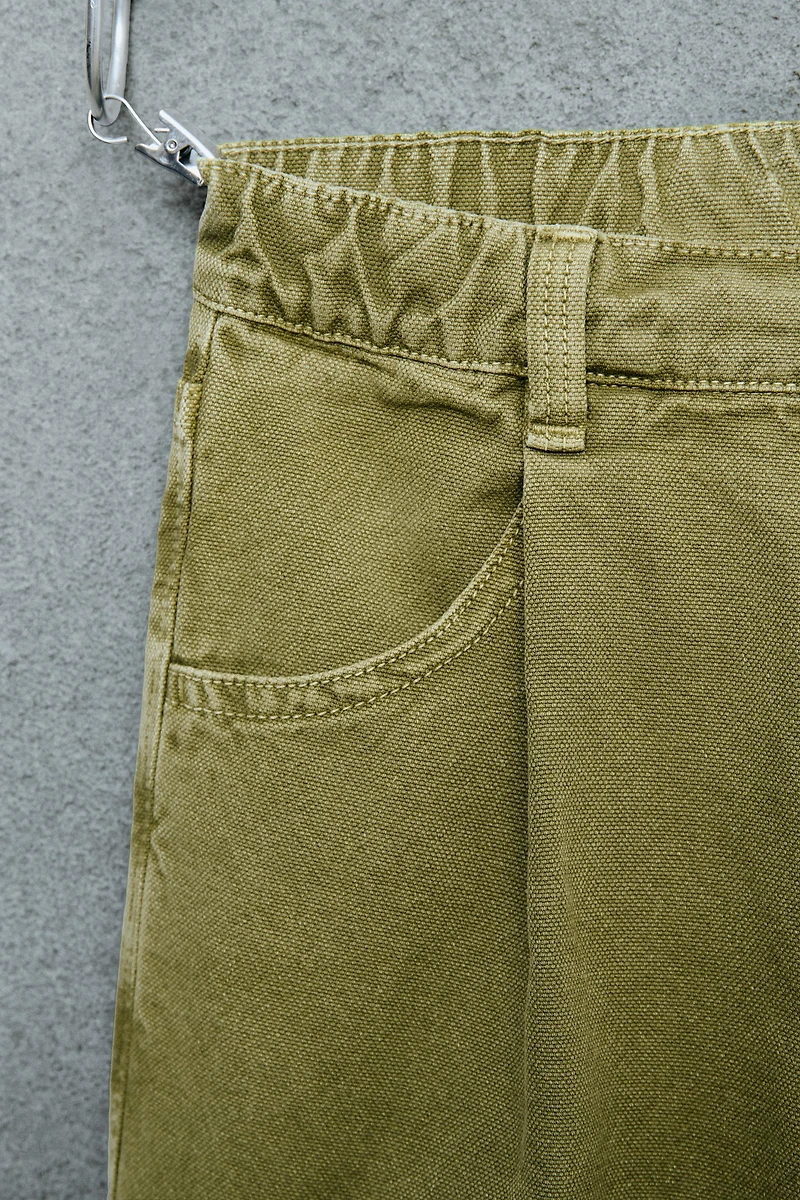 STORIESZ - CANVAS BALLOON PANTS