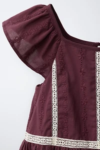 LACE DETAIL DRESS