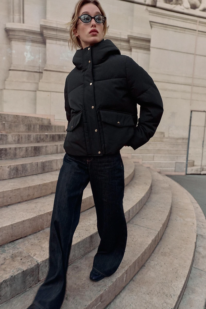 SHORT WATER REPELLENT WINDPROOF HOODIE ANORAK