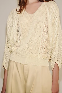 OPEN KNIT JACKET