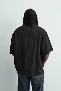 FLUID EMBOSSED TEXTURE SHIRT