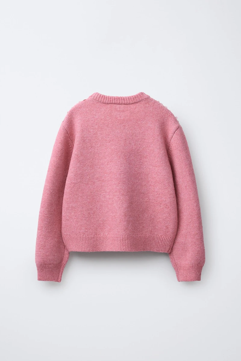 SEQUINED KNIT JUMPER