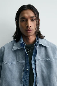 WASHED TEXTURED JACKET