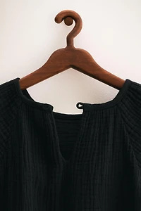 ZARA TIMELESS - COTTON GAUZE DRESS