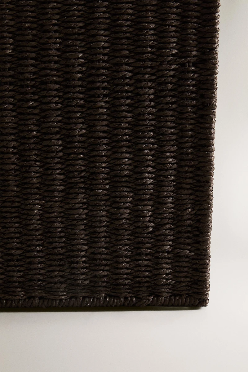 FABRIC-LINED LAUNDRY HAMPER