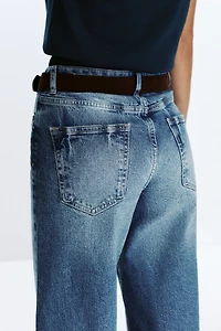 Z.10 HIGH-WAISTED BELTED CULOTTE JEANS