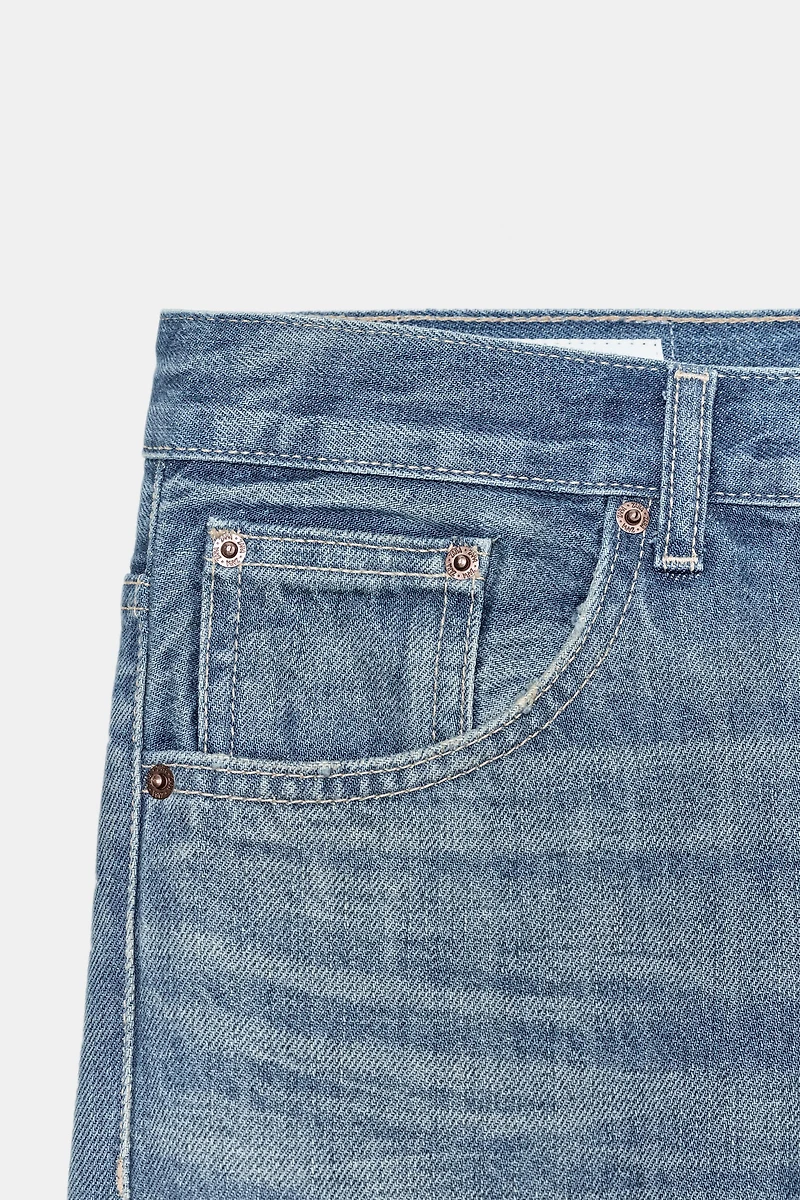 JEAN TRF BAGGY TAPERED TAILLE BASSE