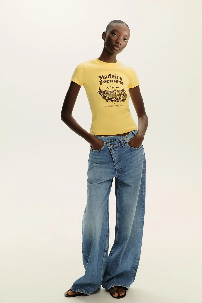 TEXT PRINT T-SHIRT