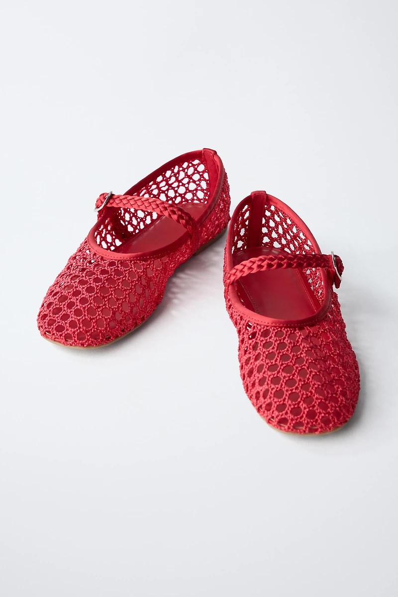 OPENWORK BALLET FLATS