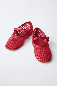 OPENWORK BALLET FLATS