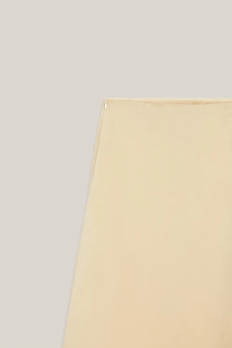 Flowing midi pareo skirt