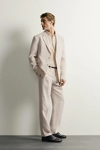 100% LINEN SUIT BLAZER