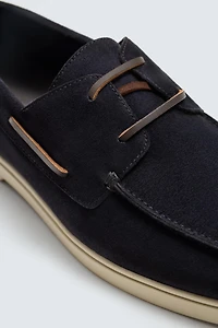 CASUAL LEATHER DECK SHOES