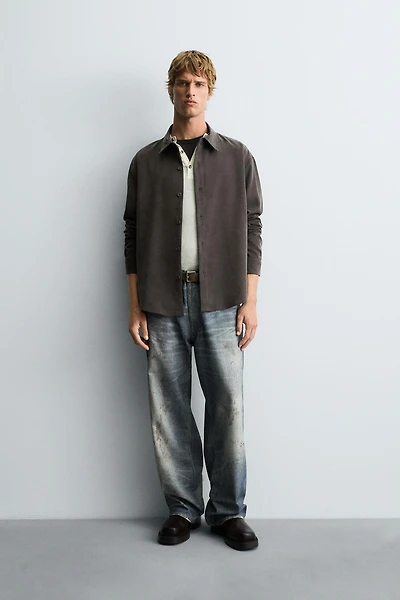 RELAXED FIT FLOWY SHIRT