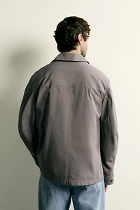 LIGHTWEIGHT POCKET OVERSHIRT