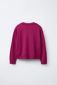 PULL DOUBLE COL 100% LAINE