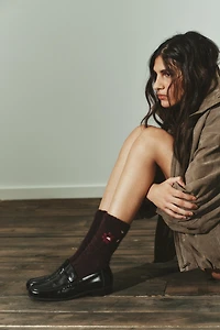 EMBROIDERED FLORAL SOCKS