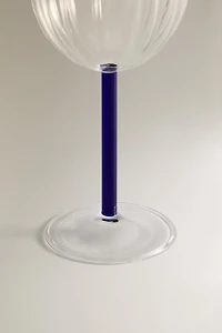 BOROSILICATE GLASS WITH COLOURED STEM