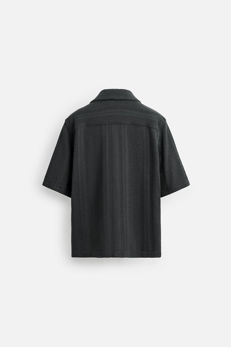 TEXTURED RELAXED FIT SHIRT